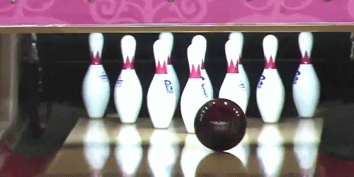10 pin bowling strike