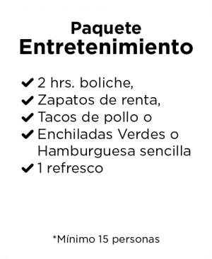 Paquete Entretenimiento
